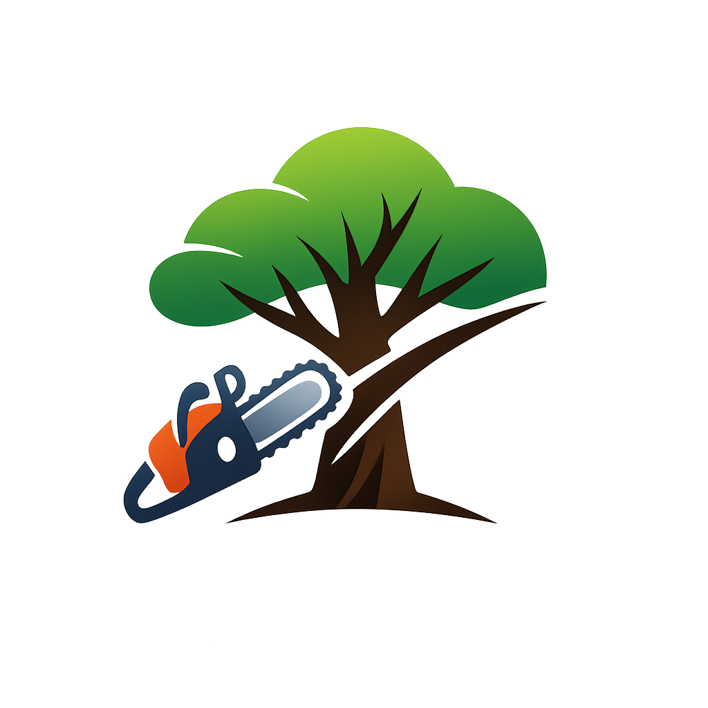 Mickaël Élagueur - Logo élagueur grimpeur artisan